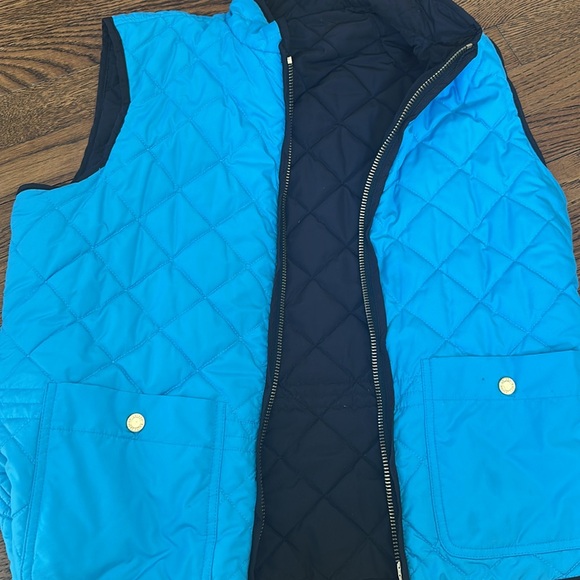 Ralph Lauren Reversible Black and Blue Quilted Jacket - Picture 5 of 12